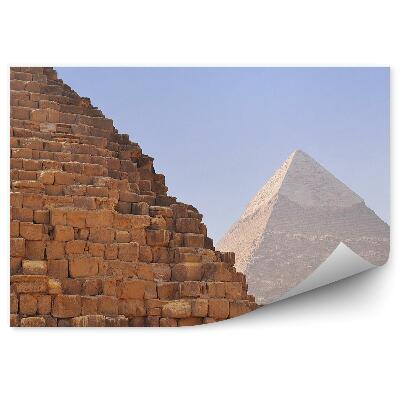 Samolepící fototapeta Pyramidy zblízka cihlová budova