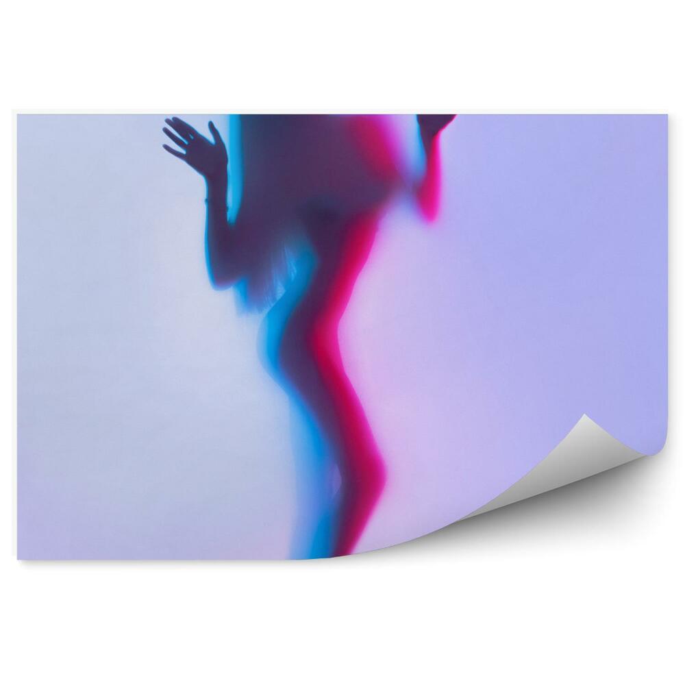 Samolepící fototapeta Sexy dívka modelka barvy těla tanec