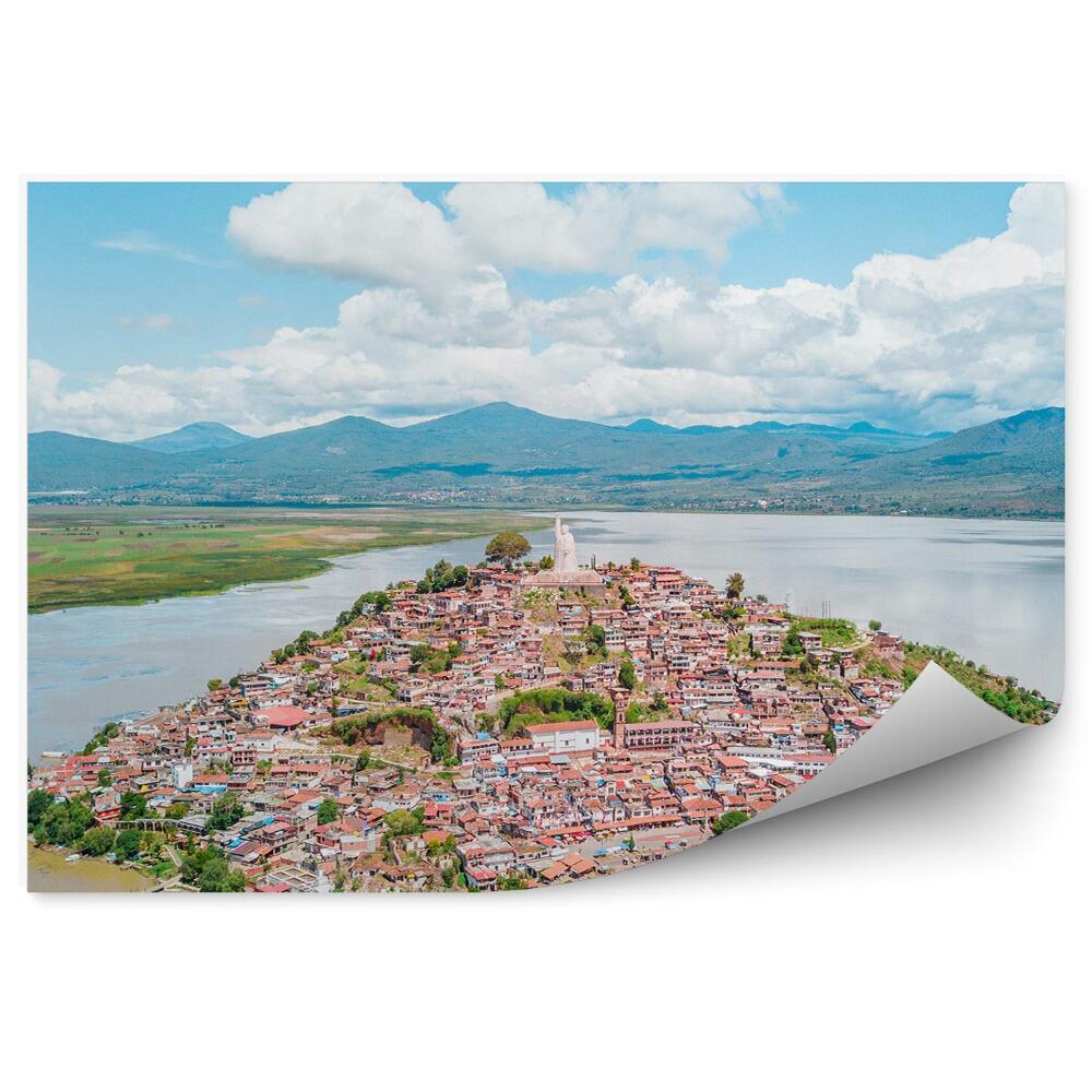 Fototapeta na zeď Krásný výhled na přírodu ostrovní architektury