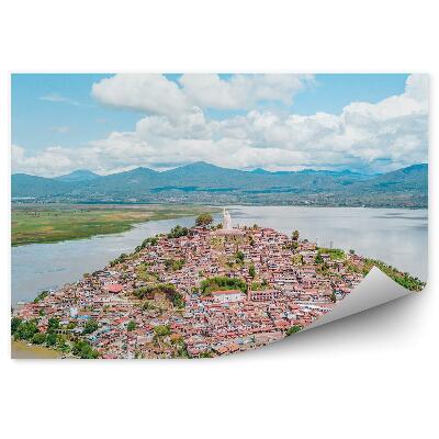 Fototapeta na zeď Krásný výhled na přírodu ostrovní architektury