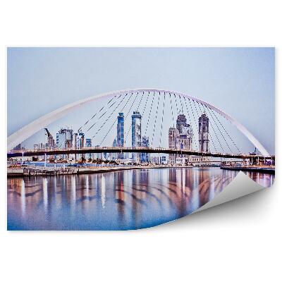 Fototapeta Mrakodrapy mosty chodník Dubaj