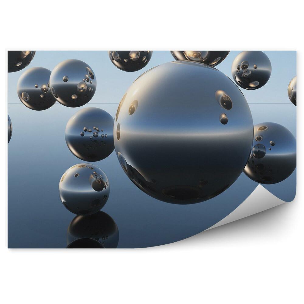 Fototapeta na zeď Stříbrné kuličky