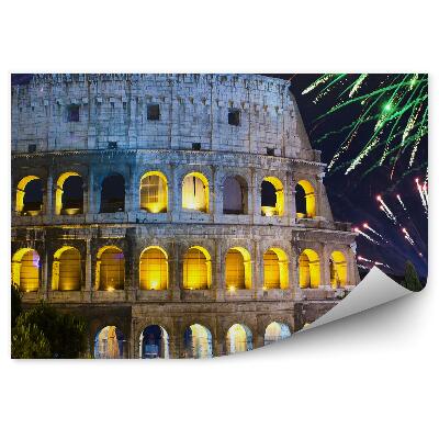 Samolepící fototapeta Architektura silvestrovský ohňostroj Itálie