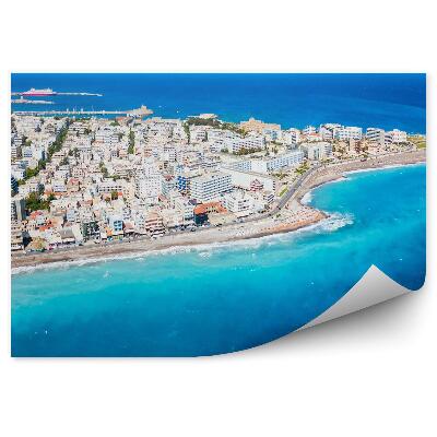 Fototapeta Ostrov Rhodos Řecko pláž turistika modrá