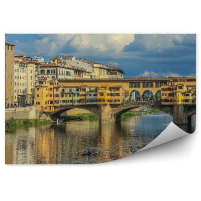 Fototapeta Florencie mosty architektura turisté