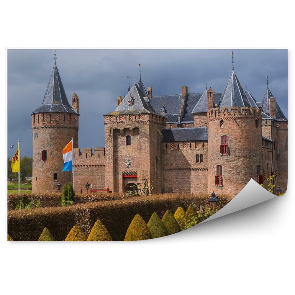 Fototapeta na zeď Nizozemsko zámek zahrada keře