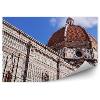 Tapeta letecký pohled na most zlatníků Florencie