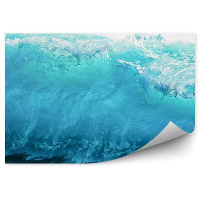 Fototapeta Detail velké modré mořské vlny