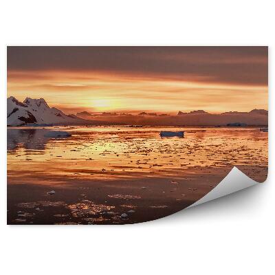 Fototapeta Rybář jezero Murray západ slunce stromy