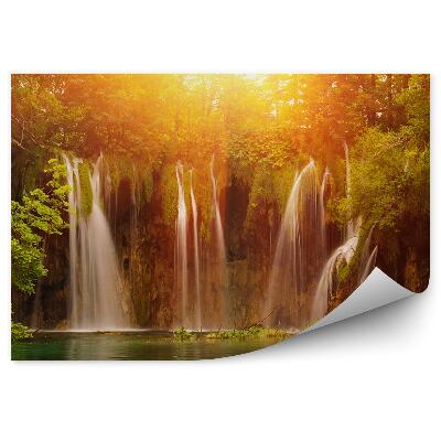 Fototapeta Vodopády v národním parku Chorvatska