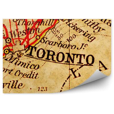 Fototapeta Stará mapa Toronta