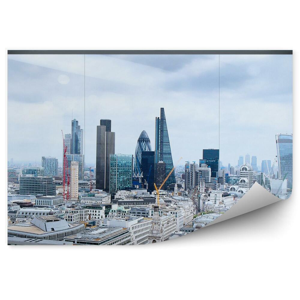 Fototapeta na zeď Moderní budovy pohled oknem