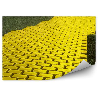 Samolepící fototapeta Zlaté pruty tvořící cestu