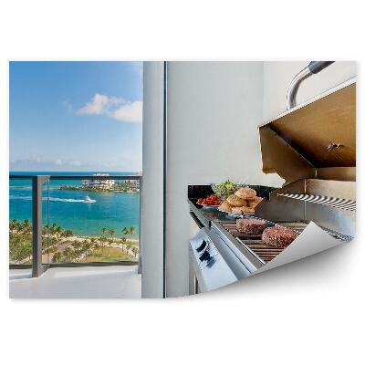 Samolepící fototapeta Mascagni nábřeží terasa Livorno