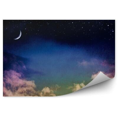 Fototapeta Noční obloha při úplňku