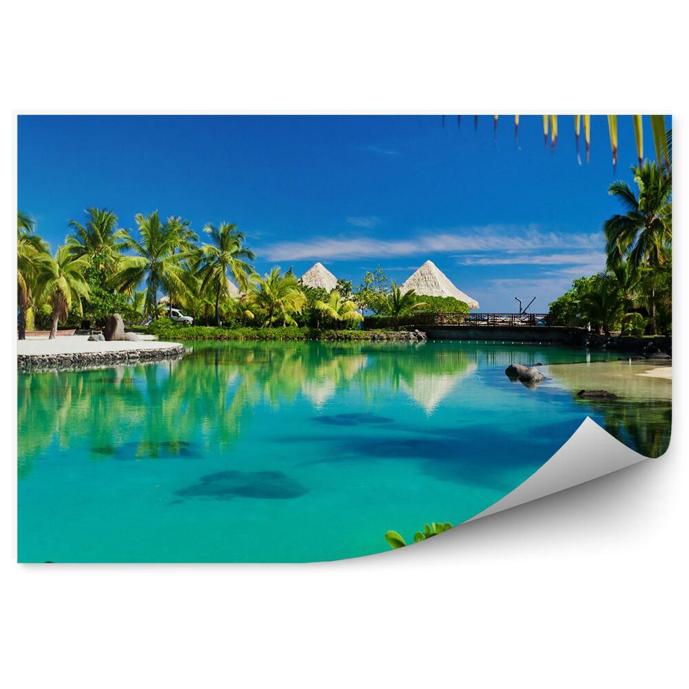 Fototapeta na zeď Rekreační středisko mezi tropickou vegetací