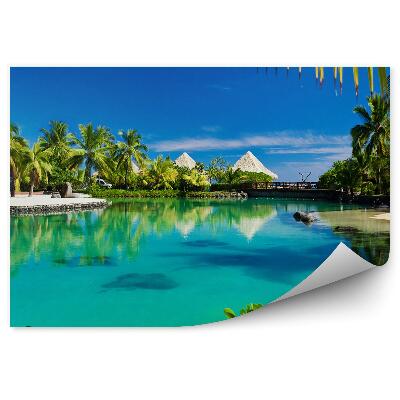 Fototapeta na zeď Rekreační středisko mezi tropickou vegetací