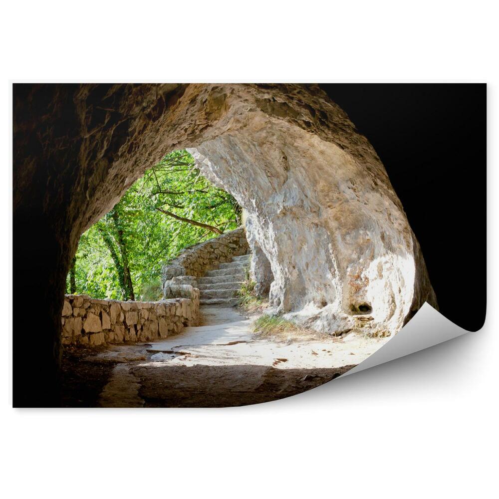 Fototapeta Tunel v plitvických jezerech - chorvatsko.