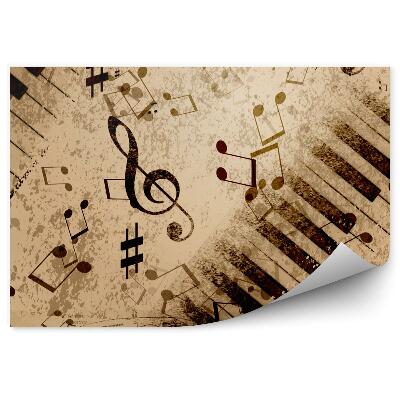 Fototapeta Vintage noty na pozadí 