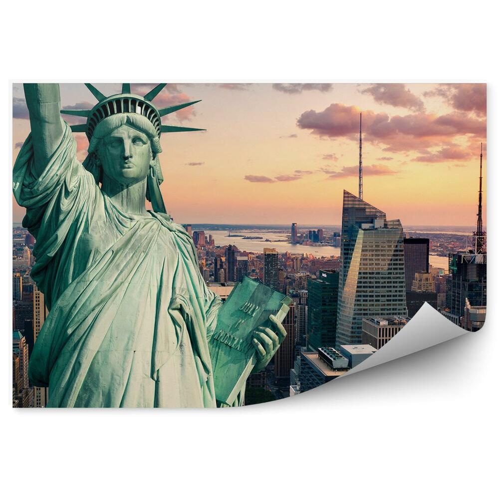 Fototapeta Socha svobody New York pohled na město