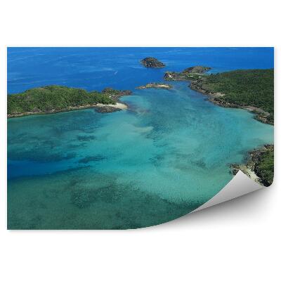 Fototapeta Austrálie ostrov zelené skály