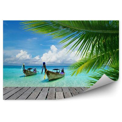 Samolepící fototapeta Molo s výhledem na tropické moře