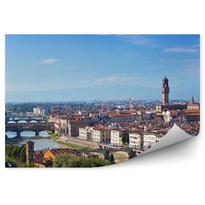 Tapeta Most zlatníků řeka budovy Florencie