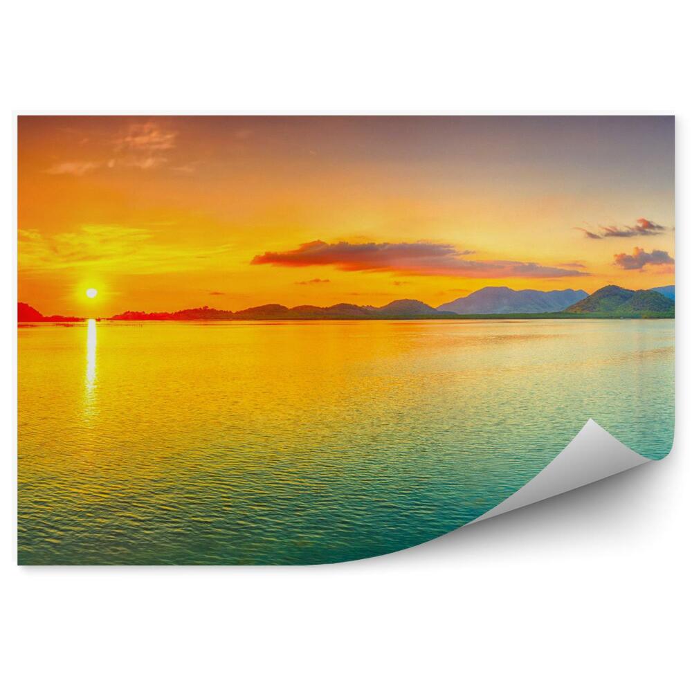 Fototapeta Panorama západu slunce