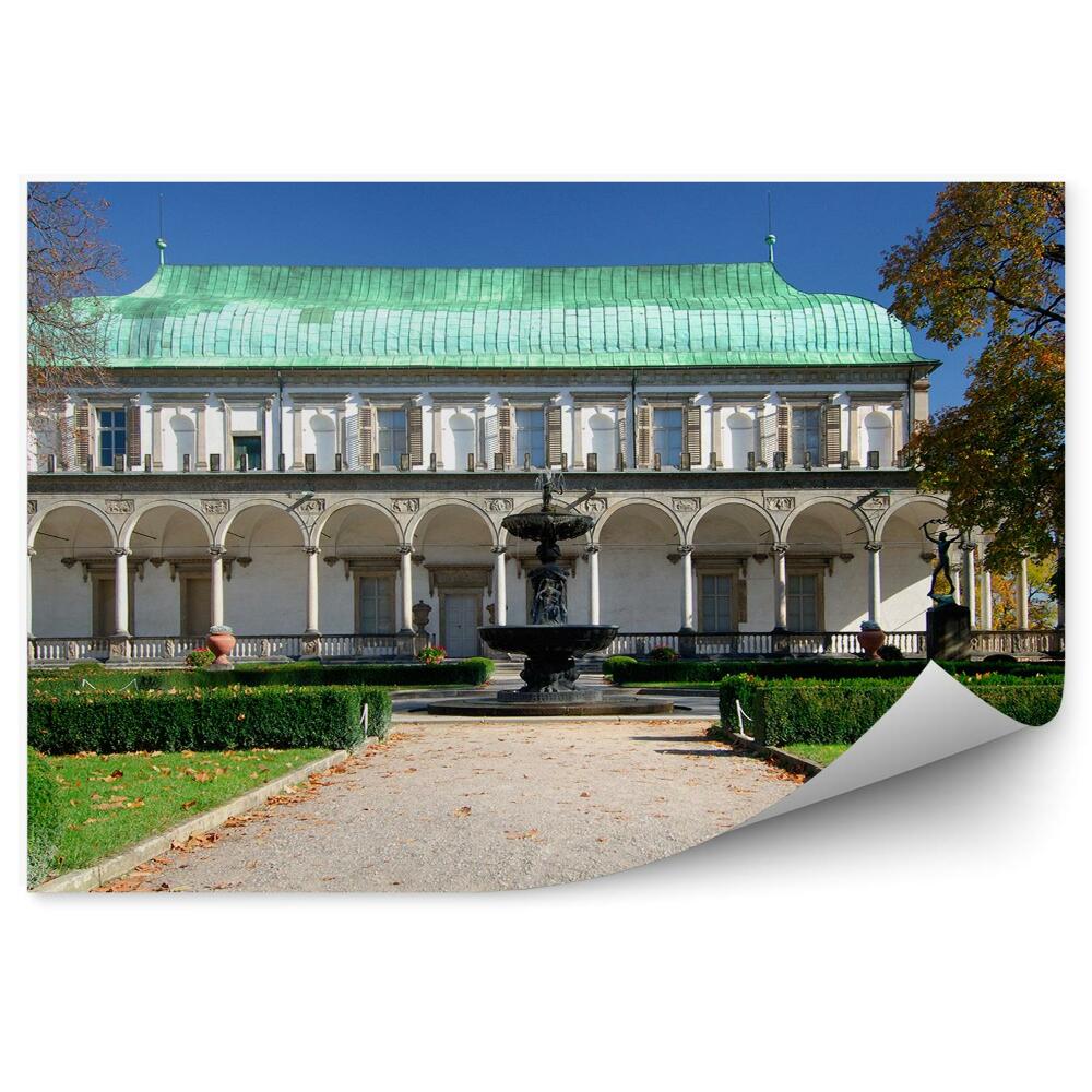 Fototapeta na zeď Česká republika zahradní kašna architektura