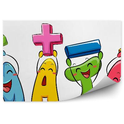 Fototapeta Nápis matematické aktivity barevná grafika