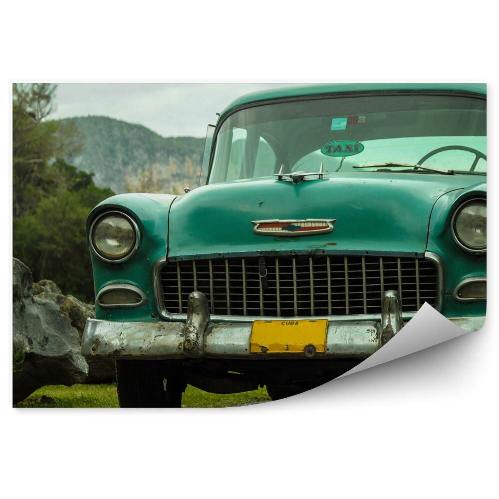Samolepící fototapeta Staré kubánské taxi