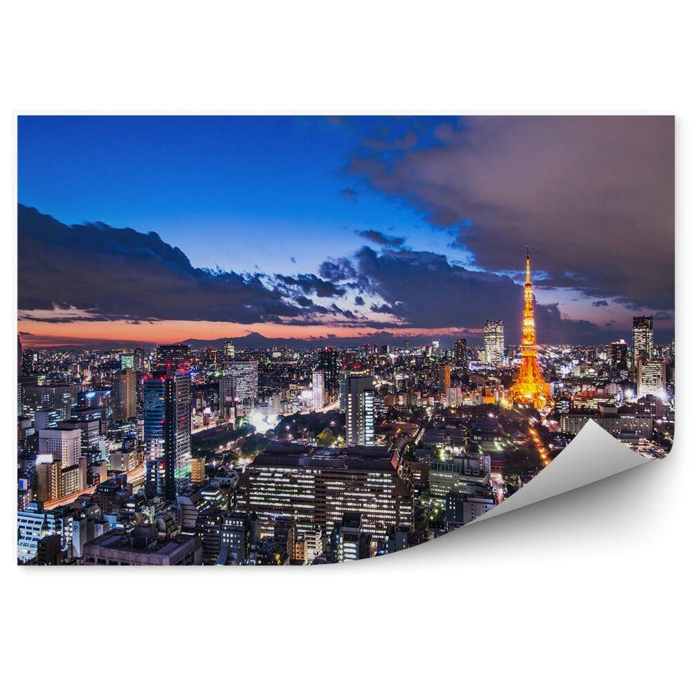 Tapeta na zeď Nástěnná vlajka Japonsko znak Tokio
