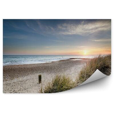 Samolepící fototapeta Západ slunce a písečné duny