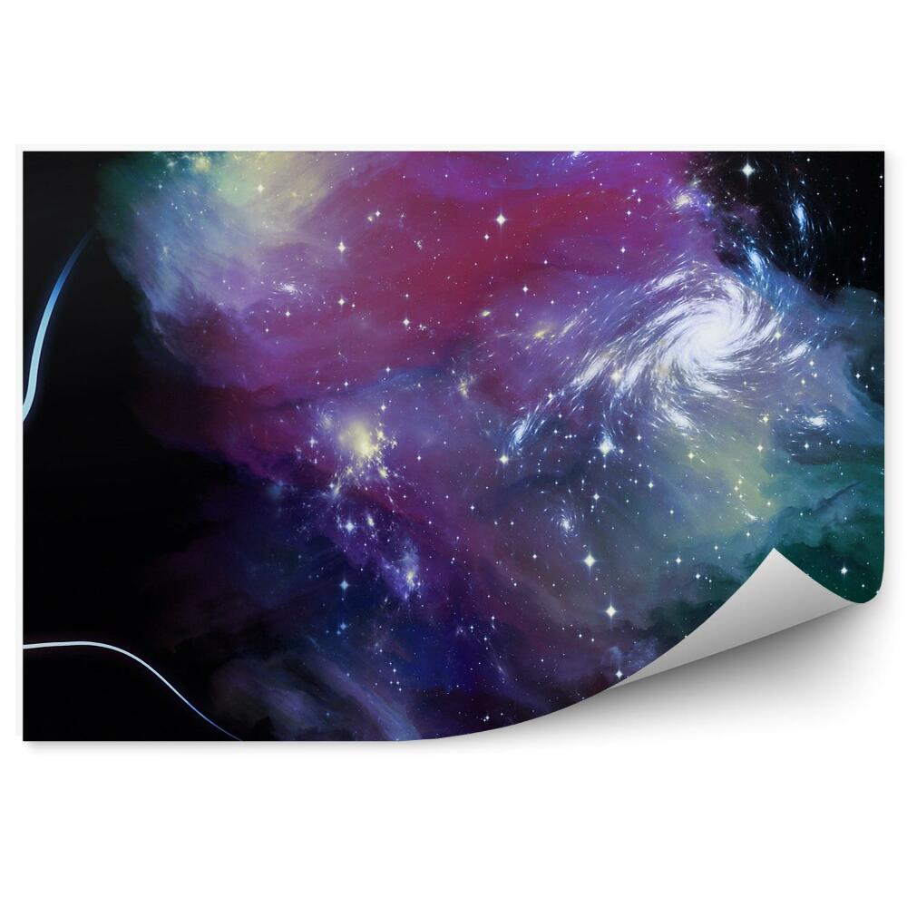 Fototapeta Světlo hvězdné nebe vesmír galaxie