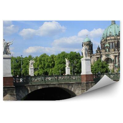 Tapeta Nápis na budově Berlín