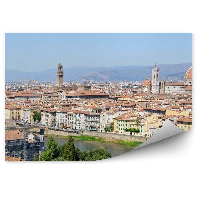 Samolepící tapeta Katedrála Santa Maria del Fiore budovy Michelangelovo náměstí Florencie Itálie