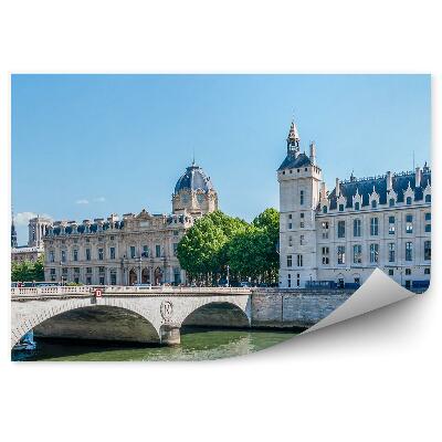 Tapeta Opera Garnier Paříž světla silnice nebe lidé