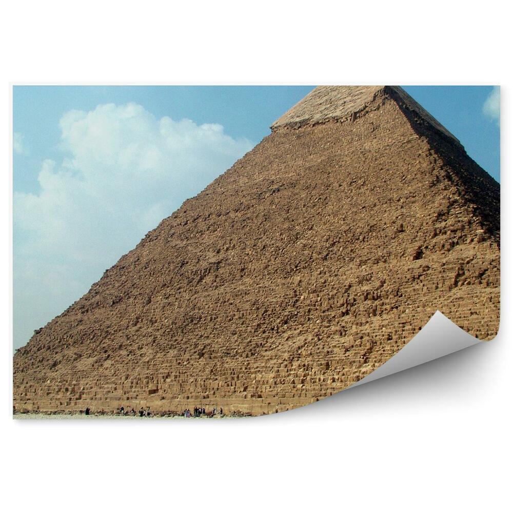 Fototapeta Pyramida Egypt turisté