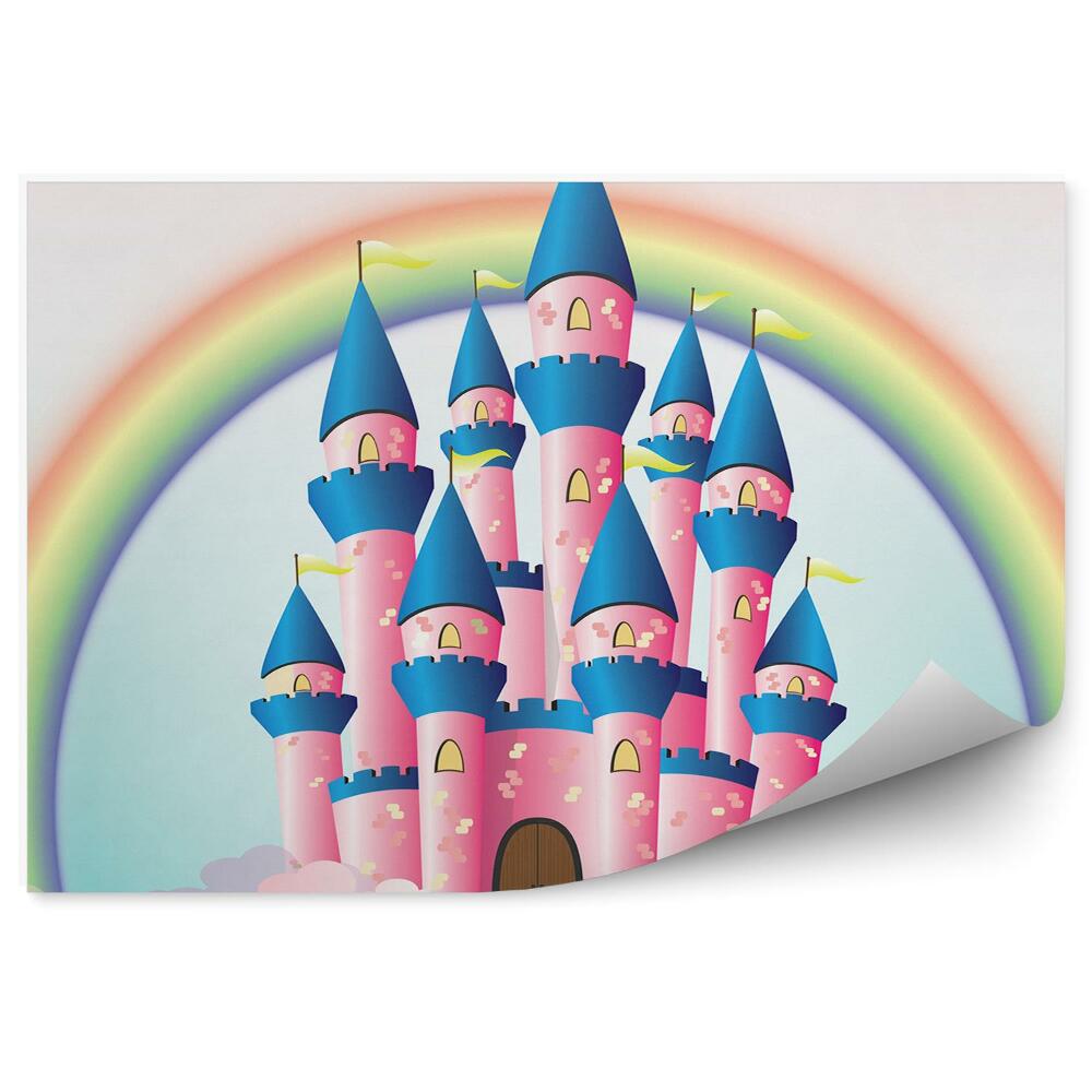 Fototapeta Duha za mrakem hrad pro malou princeznu