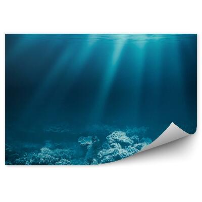 Samolepící fototapeta Oceán skály západ slunce obloha