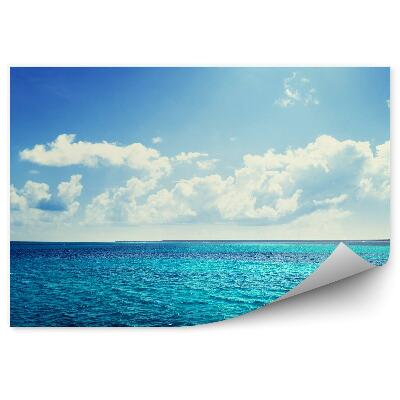 Samolepící fototapeta Karibské moře obloha mraky