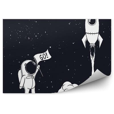 Fototapeta na zeď Expedice na Měsíc vesmírný astronaut