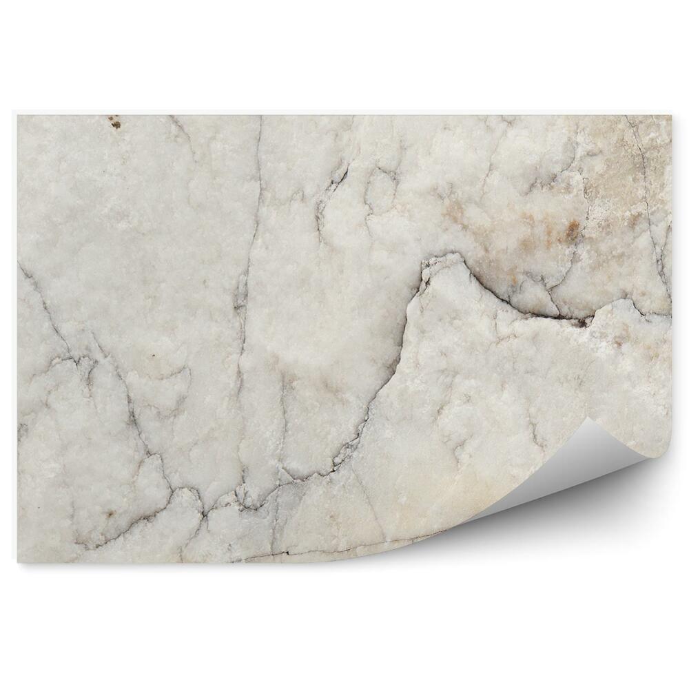 Samolepící fototapeta Béžový mramor s prasklinami