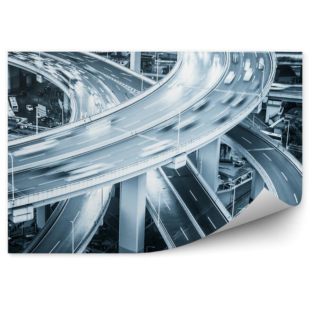 Fototapeta Šanghaj město vozovka ulice auta