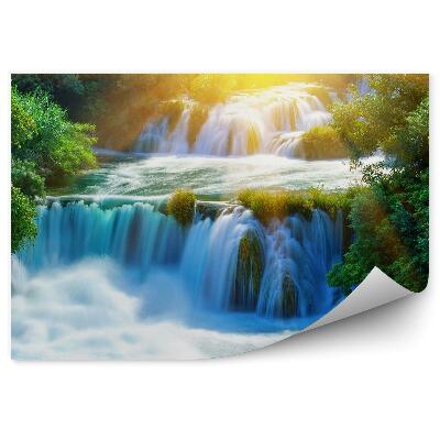 Fototapeta Vodopády zelené stromy