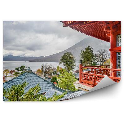 Fototapeta Nikko voda budovy architektura hory Japonsko