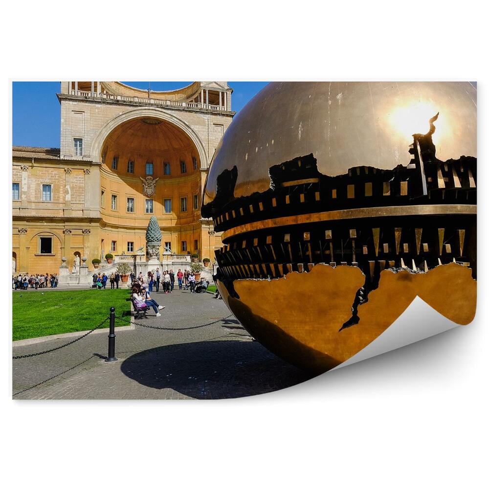 Fototapeta Moderní kuličková stavební alej lidé