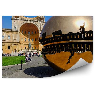 Fototapeta Moderní kuličková stavební alej lidé