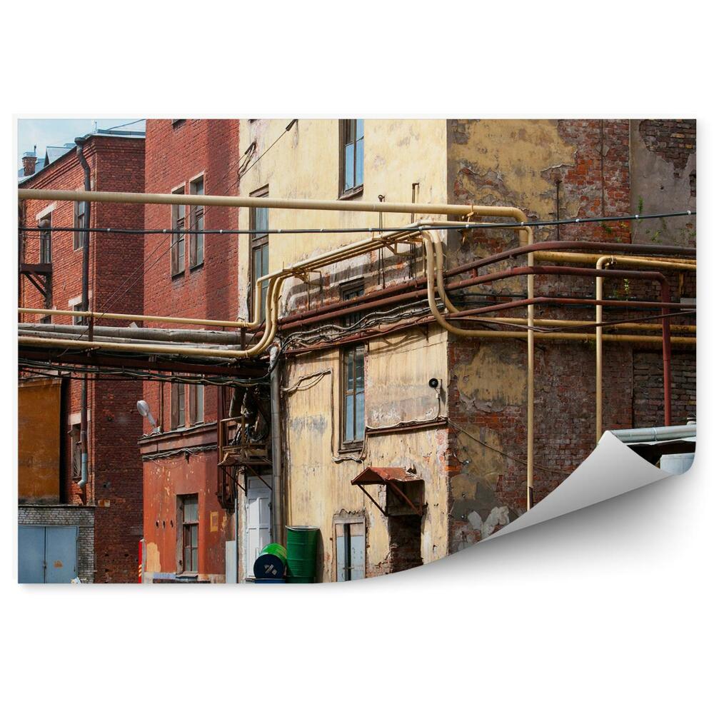 Fototapeta Budovy továrny na trubky