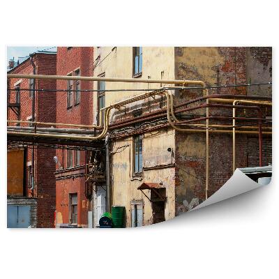 Fototapeta Budovy továrny na trubky